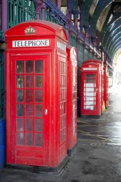 Telephone booth Stock Photos