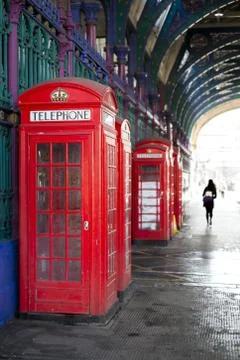Telephone booth Stock Photos