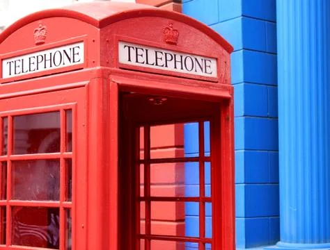 Telephone booth Stock Photos