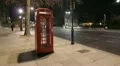Telephone Box at night. Timelapse. 29.97fps. HD Footage