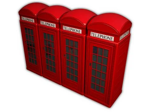 Telephone box Stock Photos