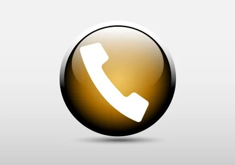 Telephone button Stock Illustration