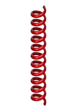 Telephone cable mockup, realistic style Stock Illustration