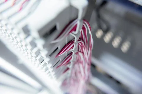 Telephone cable Stock Photos