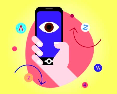Telephone communication Stock Illustration