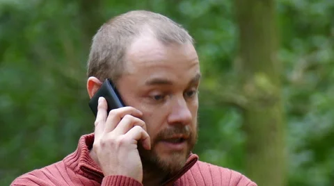 Telephone conversation during the lunch break Stock Footage 54574222
