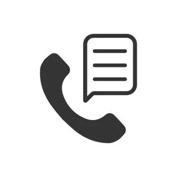 Telephone Conversation Icon Stock Illustration
