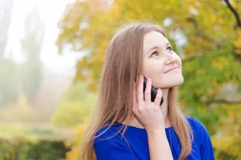 Telephone conversation Foto stock