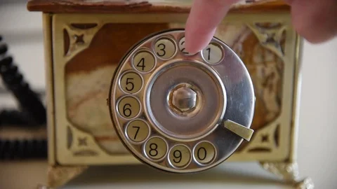 Telephone dial Stock Footage 75241694