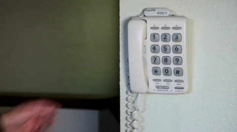 Telephone Dialing Stock Footage 517855