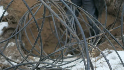 Telephone Engineer At Work Stock Footage 99888864