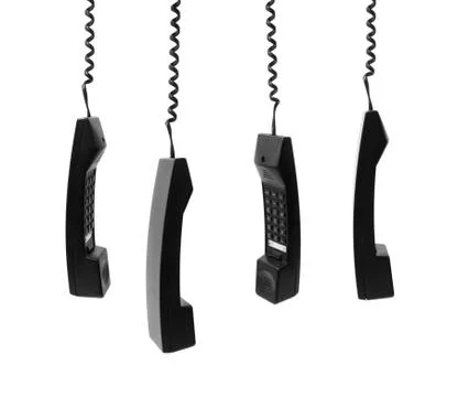 Telephone handle Stock Photos