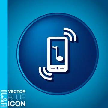 Telephone handset. Stock Illustration