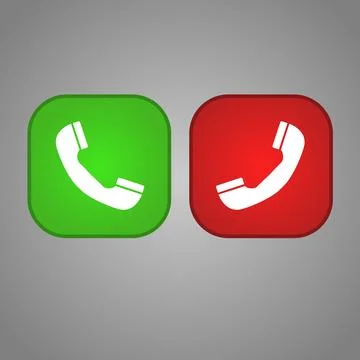 Telephone Handset Vector Icon Stock Illustration