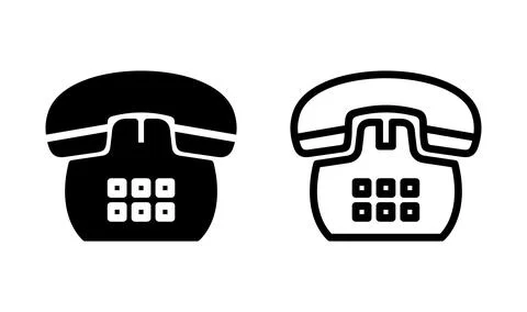 Telephone icon vector. phone icon Stock-Illustration