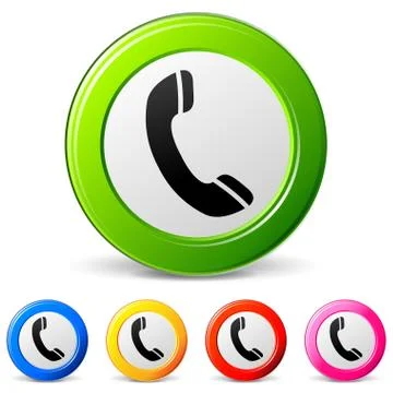 Telephone icons Stock Illustration