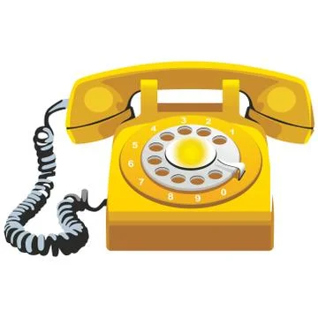 Telephone Stock Illustration