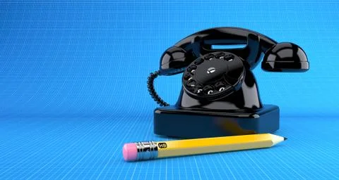 Telephone Stock Illustration