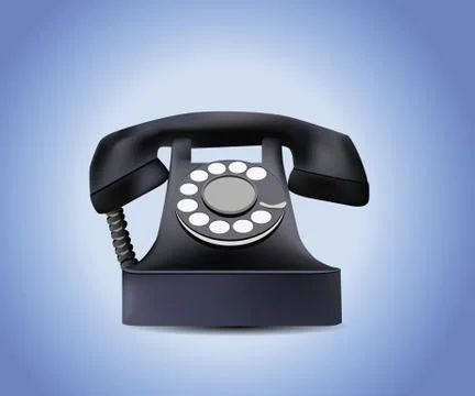 Telephone isolated Stock Illustration