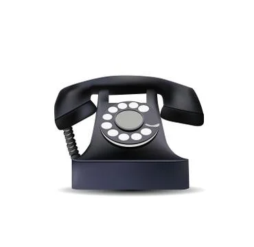 Telephone isolated Stock Illustration
