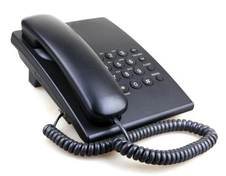 Telephone Isolated Stock Photos
