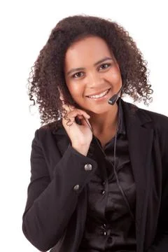 Telephone operator Stock Photos