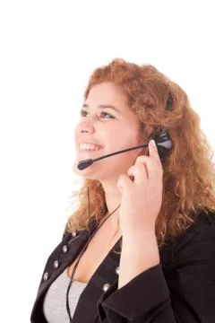 Telephone operator Stock Photos