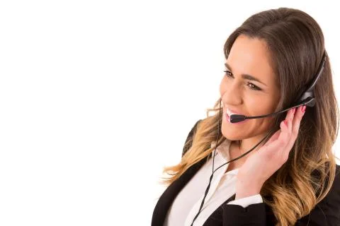Telephone operator Stock Photos