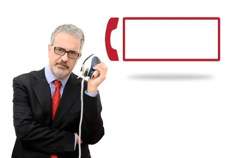 Telephone operator Stock Photos