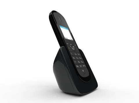 Telephone Perspective View Ilustración de archivo