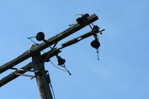 Telephone pole Stock Photos