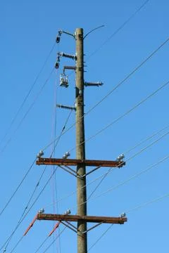 Telephone pole Stock Photos