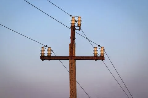 Telephone pole Stock Photos