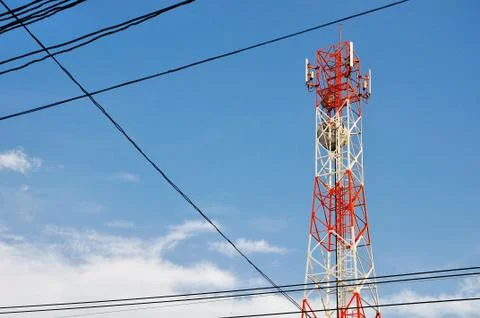 Telephone pole Stock Photos