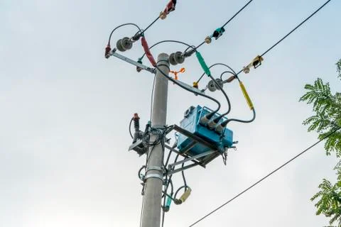 Telephone pole Stock Photos