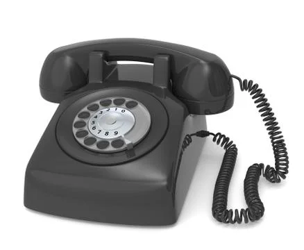 Telephone, Retro. Illustrazione stock