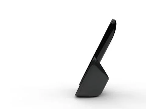 Telephone Right Side View Stock Illustration