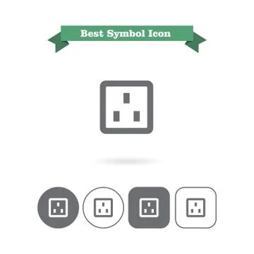 Telephone socket Illustrazione stock