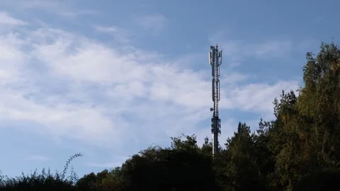 Telephone tower. Stock Footage 255966112