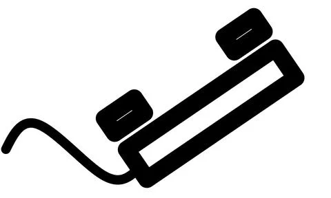 Telephone vector icon. Stock Illustration