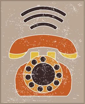 Telephone vector Stock Illustration