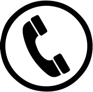 Telephone vector on white background Stock Illustration