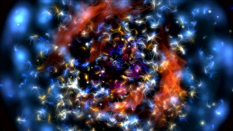 Teleport. Portal of space-time. Sci-fi Stock Footage 152761113