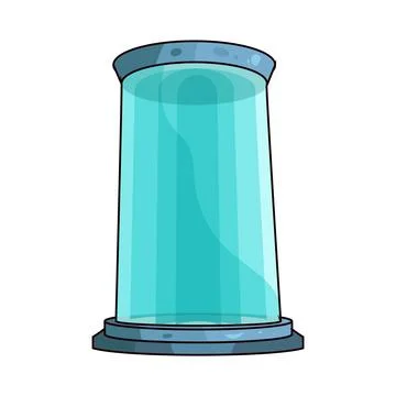 Teleportation illustration Stock Illustration