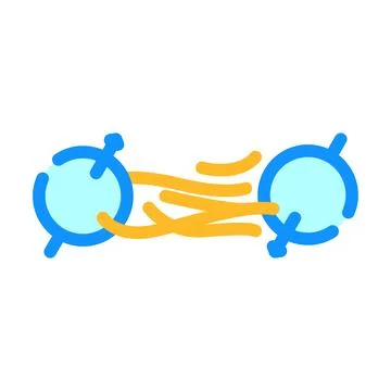 Teleportation quantum computer color icon vector illustration Stock Illustration