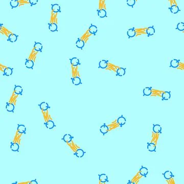 Teleportation quantum computer vector seamless pattern 스톡 일러스트