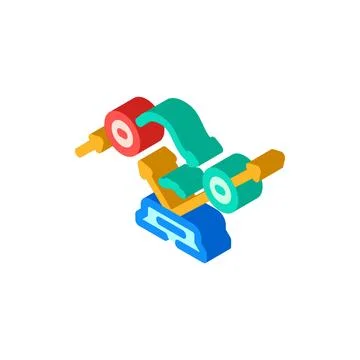 Teleportation quantum technology isometric icon vector illustration Stock Illustration