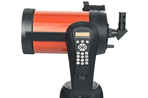 Telescope with console, close view Stock Illustration