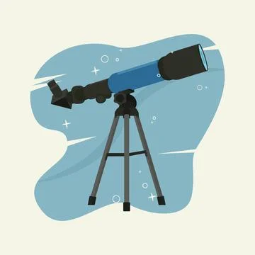Telescope design vector illustration Stock Illustration