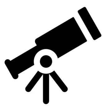 Telescope Field Glasses Stock Illustration